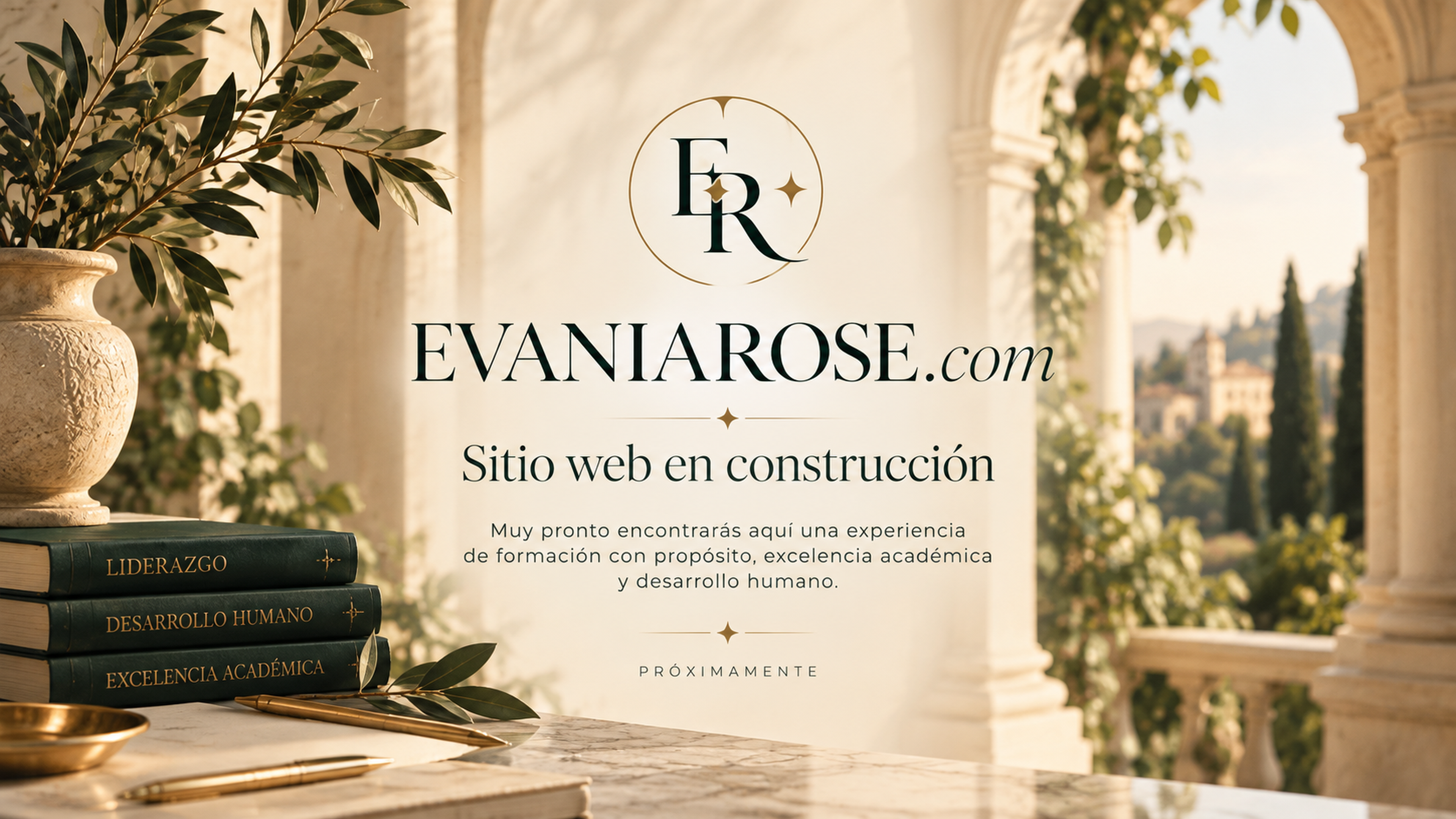 EVANIAROSE.com - Sitio web en construcción. Próximamente.